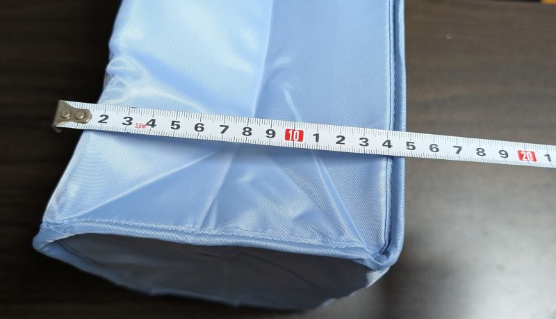 マクドナルド保冷バッグ奥行(マチ)