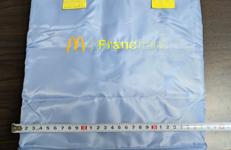 フランフランコラボ保冷バッグ横幅