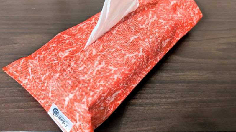 焼肉きんぐ肉柄ティッシュカバー