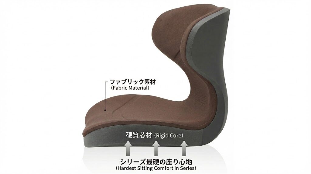 スタイルスタンダート、シリーズでもっとも硬い座り心地
