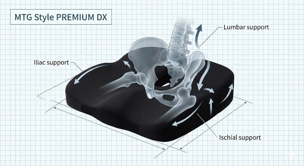 スタイルプレミアムデラックス人間工学のサポート構造