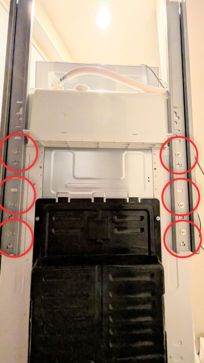 パナソニックNA-FA10K2にN-UD72-Sの柱を固定する